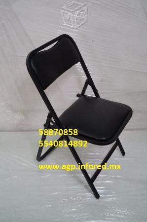 silla acojinada plegable